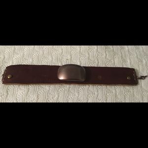 Leather bracelet